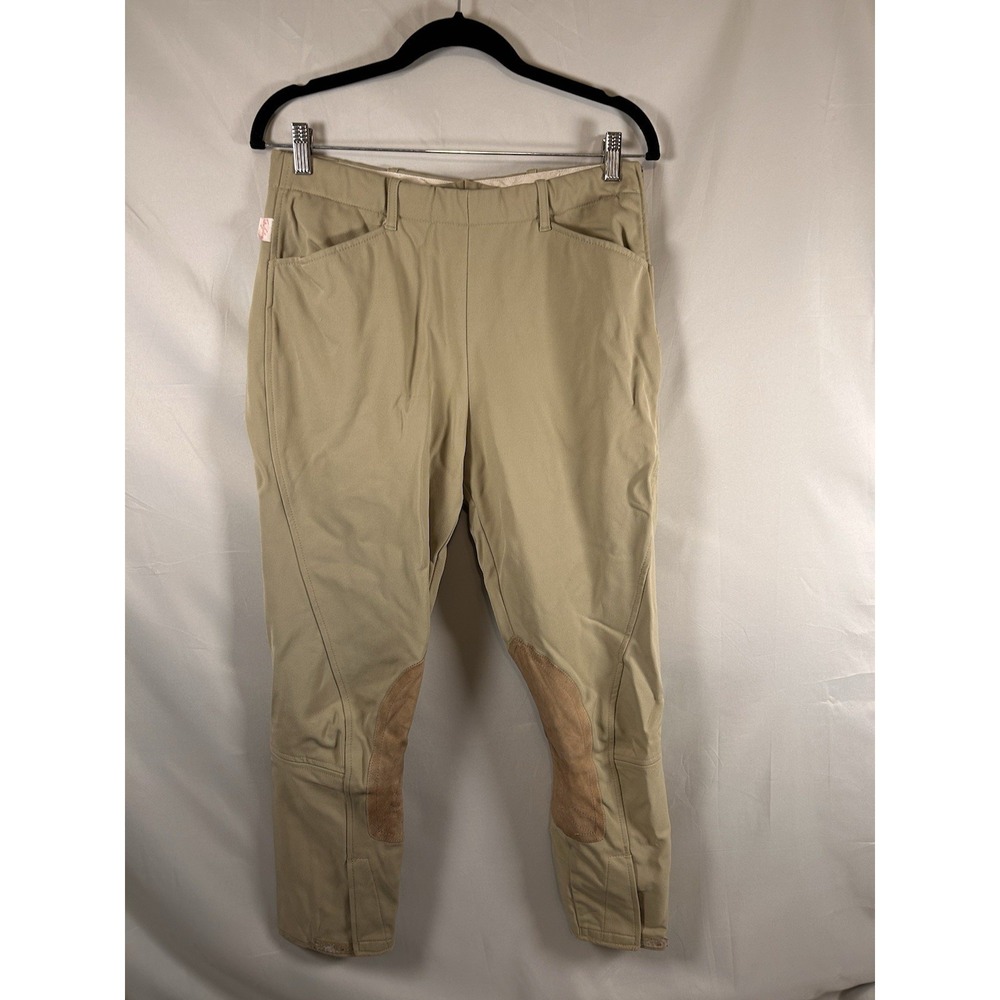 The Tailored Sportsman 32 Regular Supreme Hunter Breeches Beige Side Zip Pants